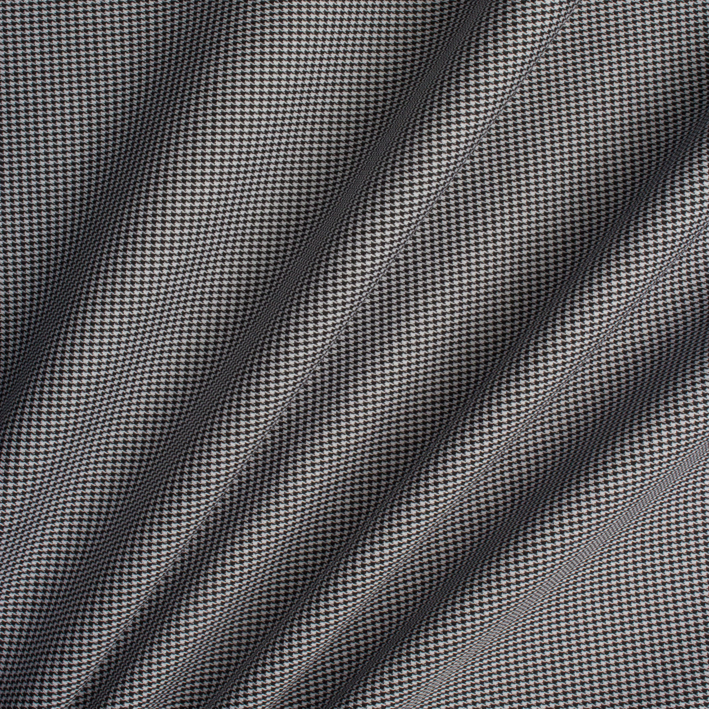 Black & White Dogtooth Cotton Shirting