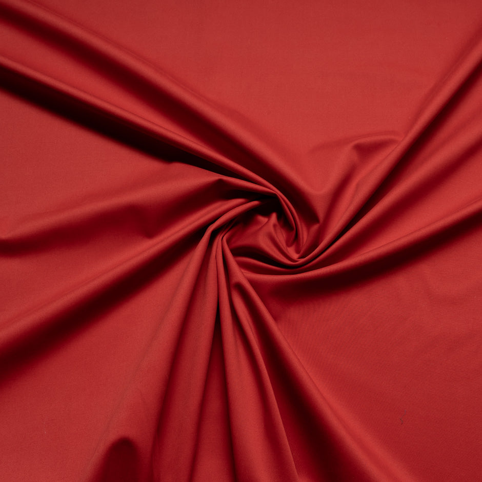 Blood Red Stretch Cotton