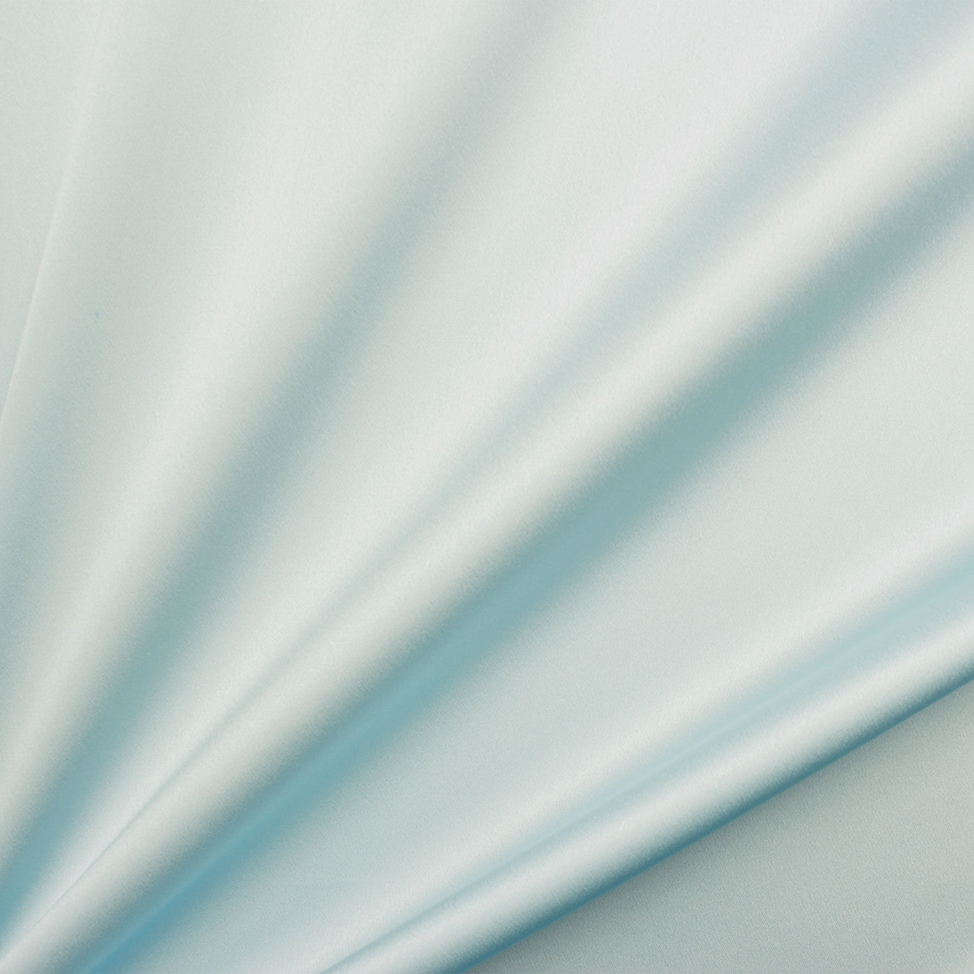 Ice Blue Silk Satin