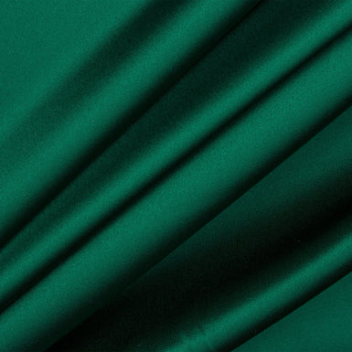 Forest Green Silk Satin