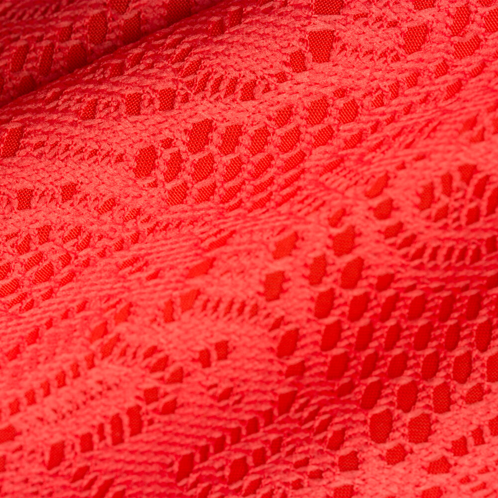 Salmon Floral Lace Jersey