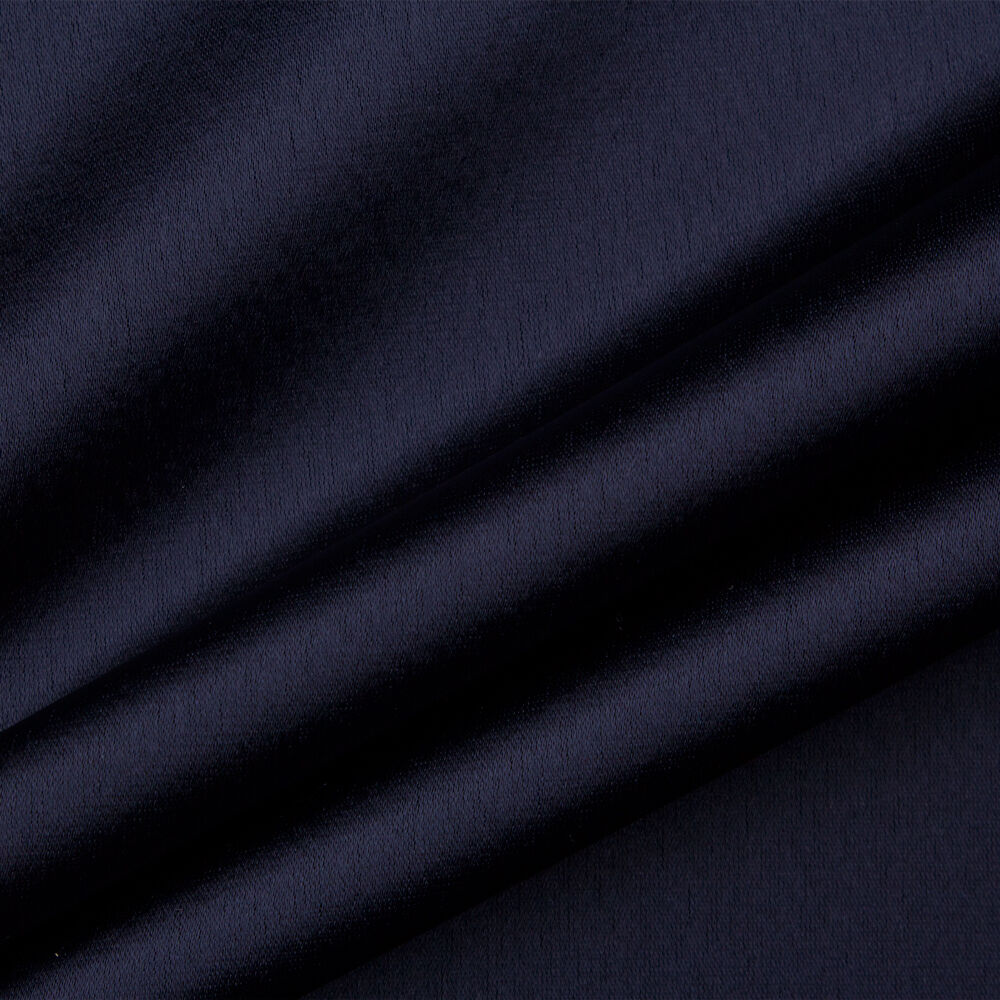 Navy Blue Satin Backed Crêpe