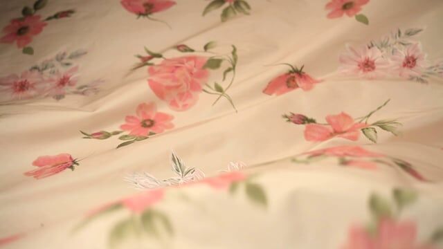 Pale Aqua Embroidered Duchess Satin