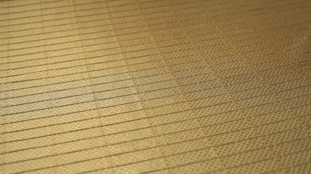 Gold Threaded Embroidered Guipure