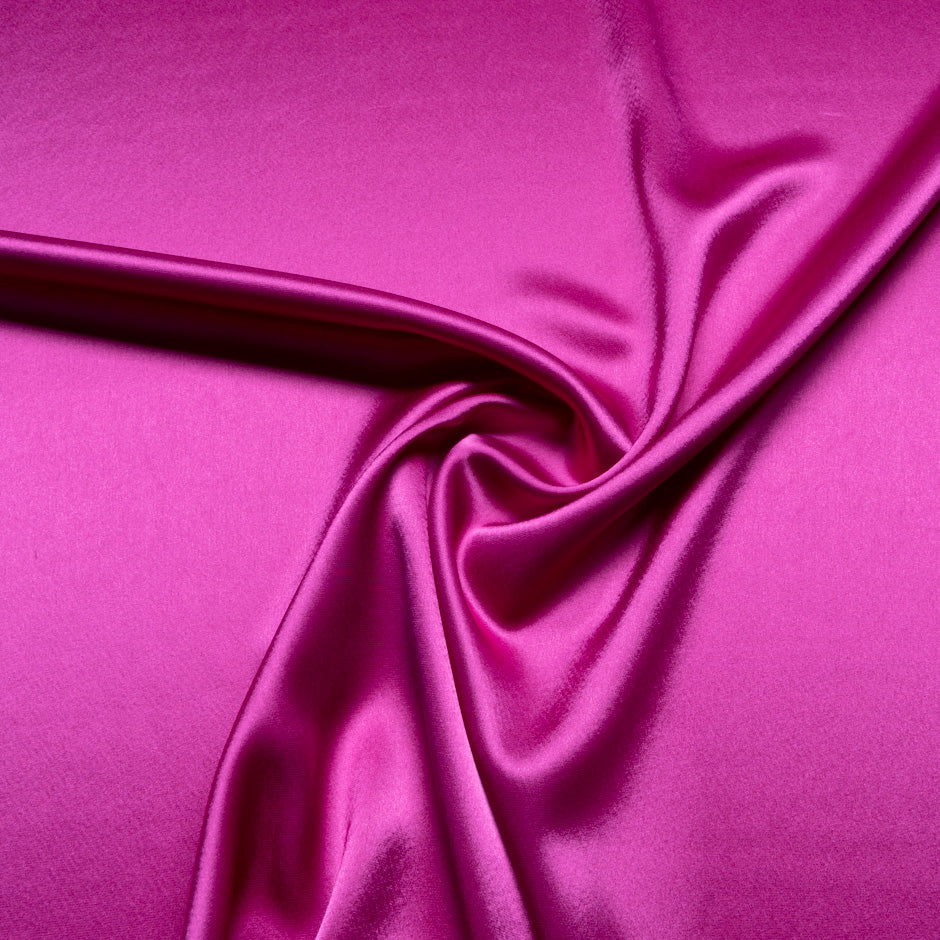 Rose Pink Satin Backed Crêpe