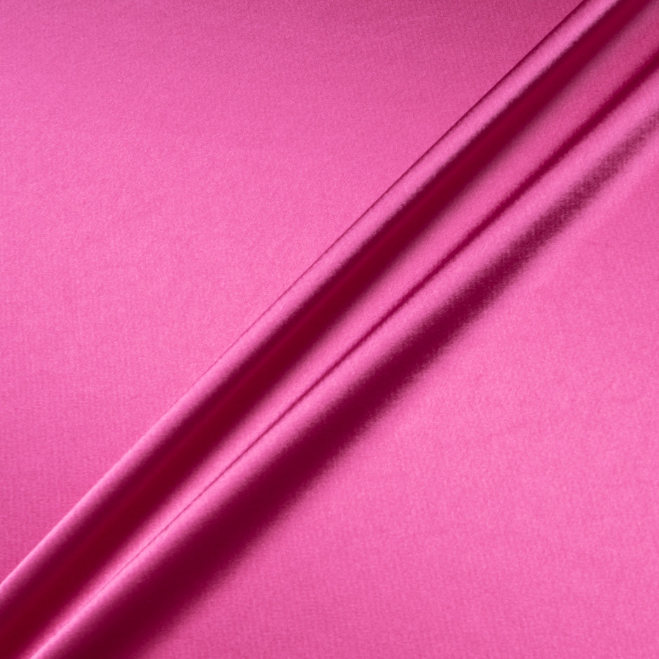 Rose Pink Satin Backed Crêpe