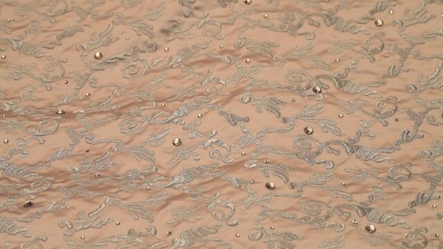 Deep Taupe Chenille Velvet