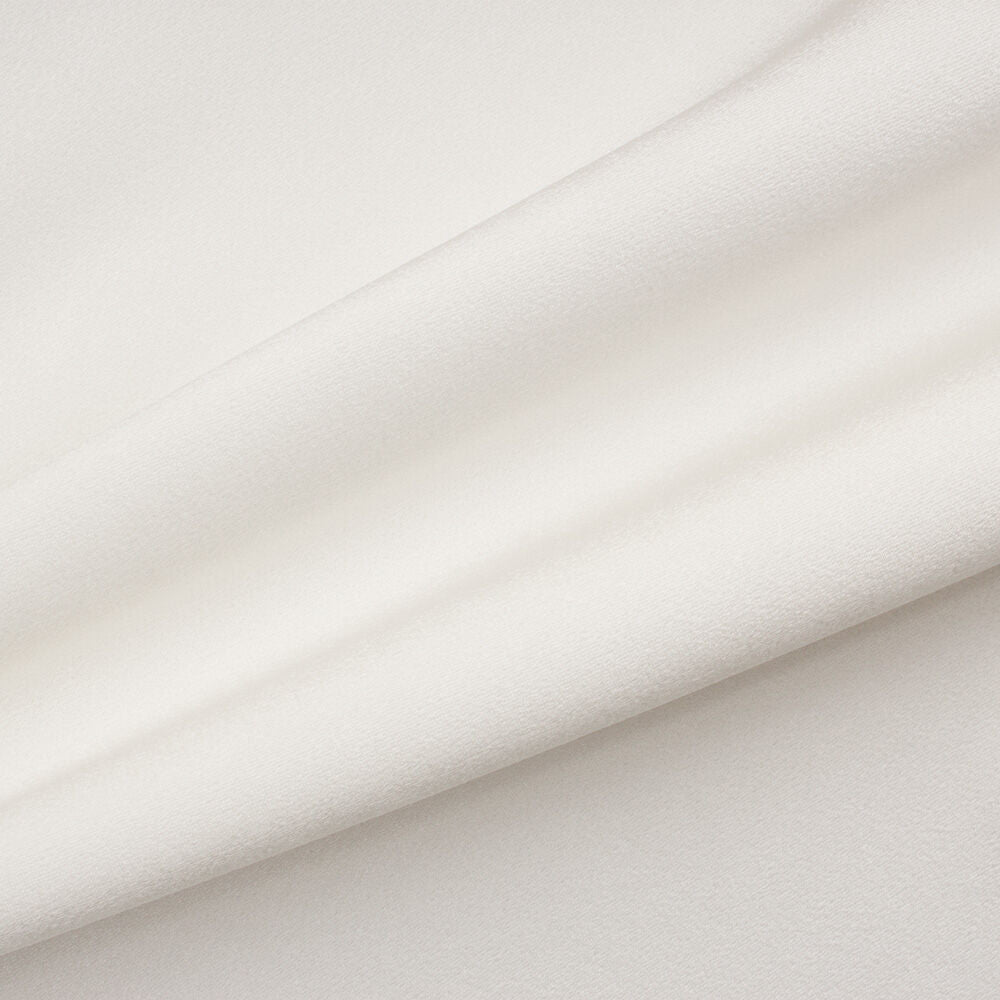 Ivory Matte Satin Backed Crêpe