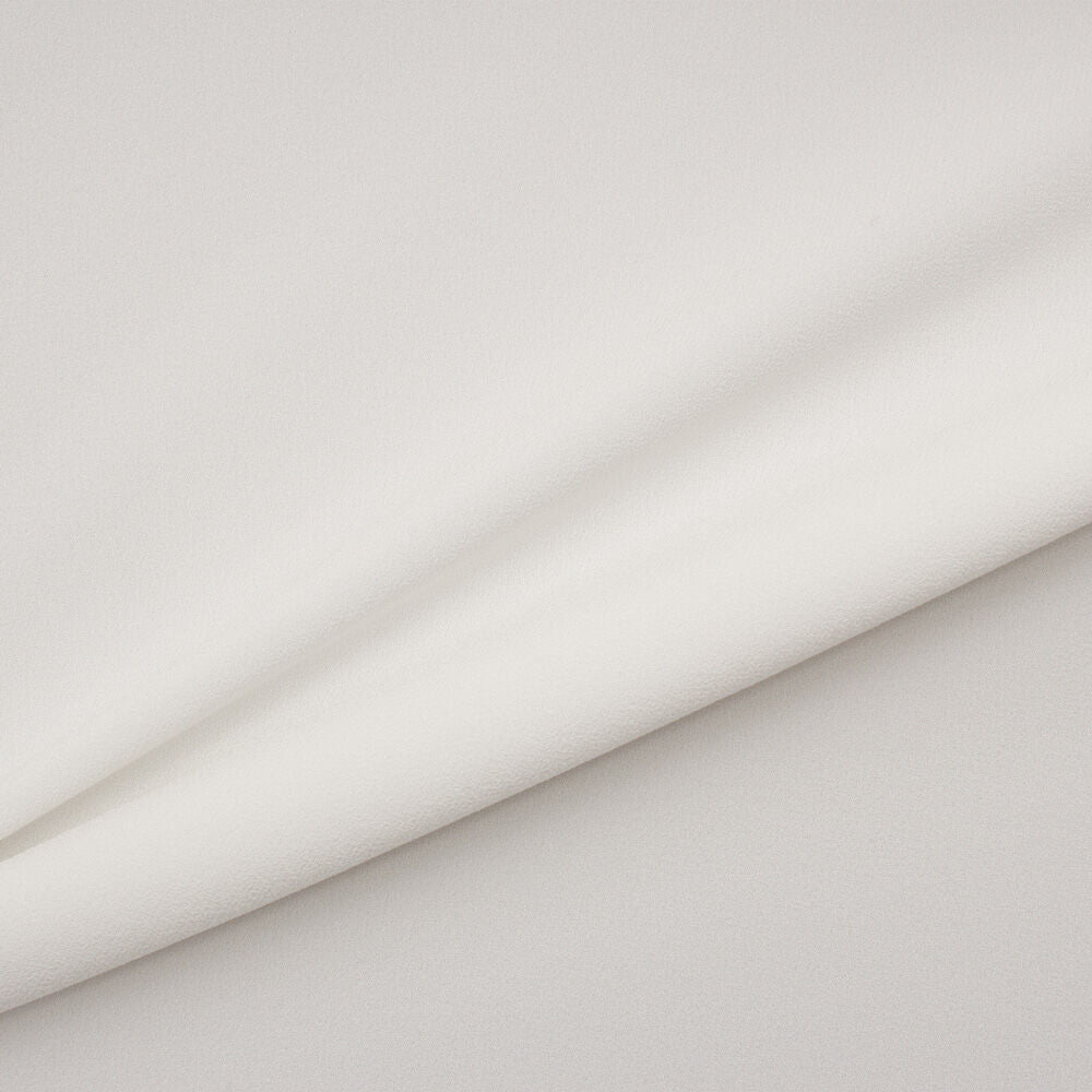 Ivory Matte Satin Backed Crêpe