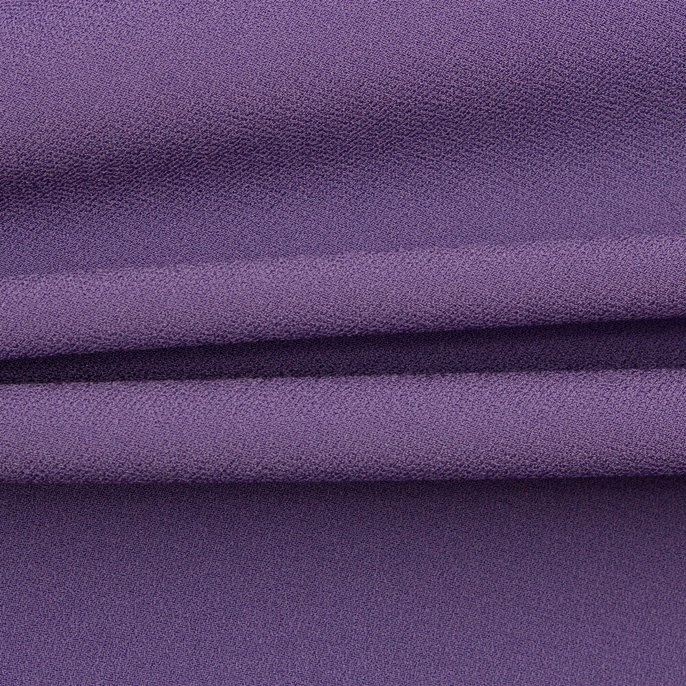 Dark Lavender Satin Backed Crêpe