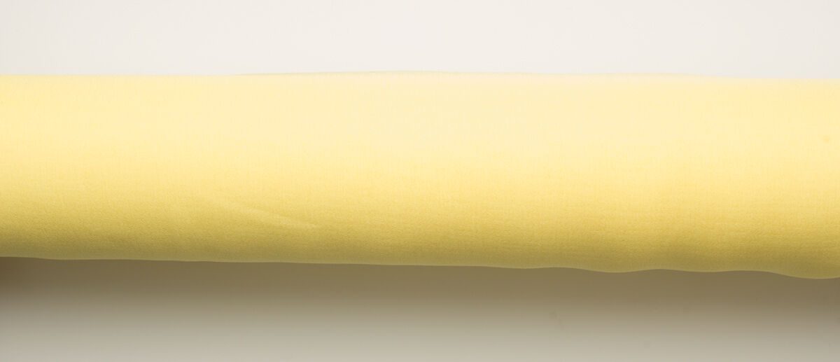 Lemon Yellow Silk Chiffon