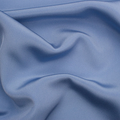 Periwinkle Blue Silk Marocain Crêpe (A 1.85m Piece)