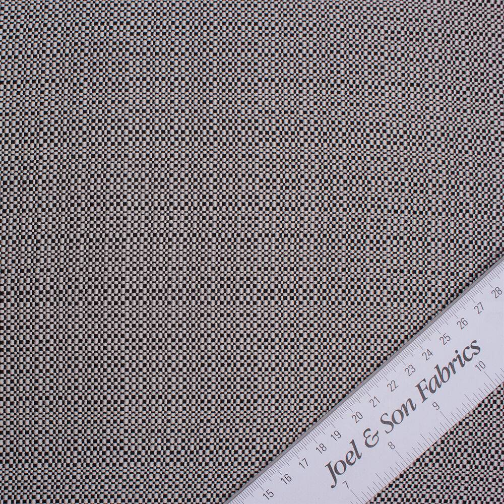 Black & White Plain Basket Weave