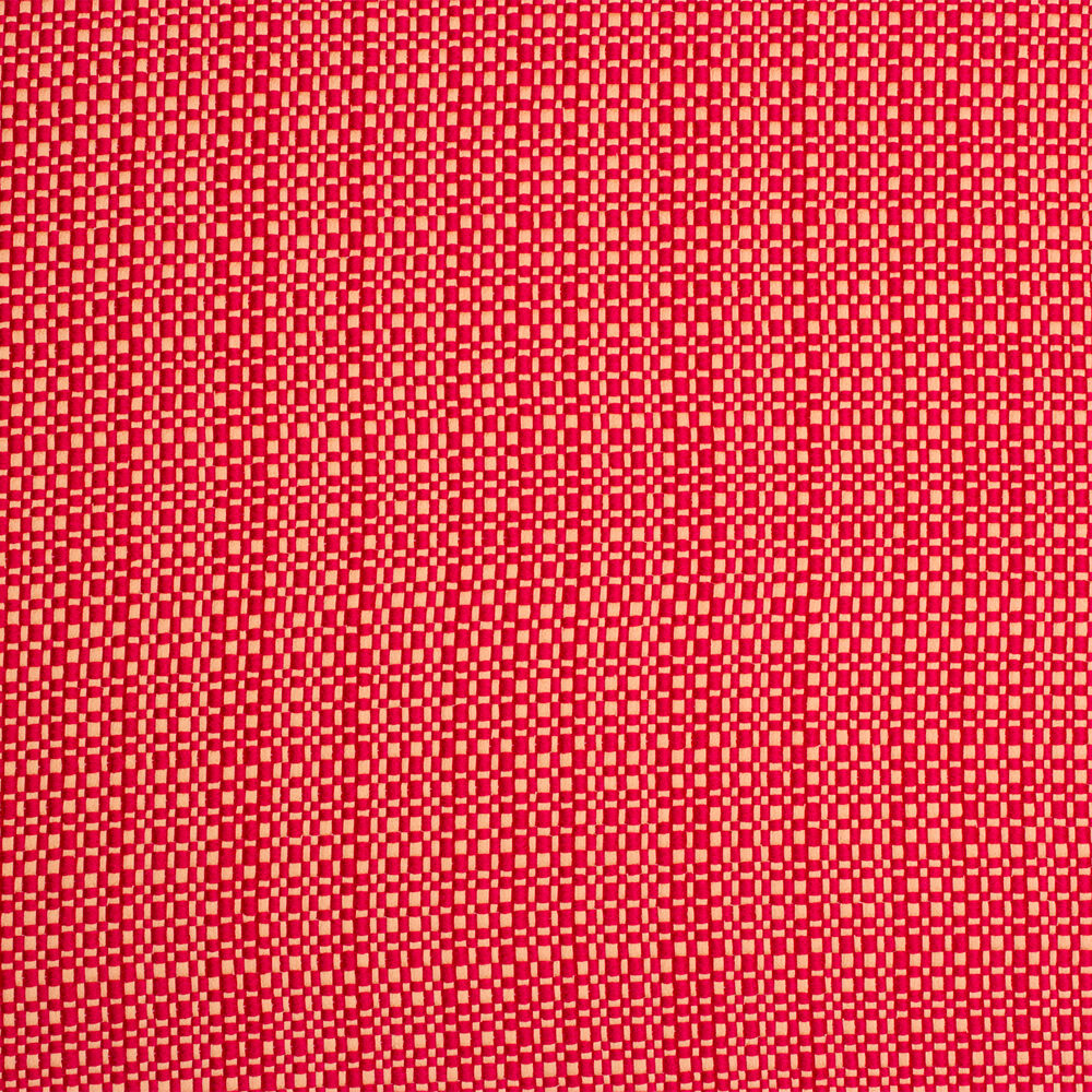 Deep Fuchsia/Yellow Plain Basket Weave