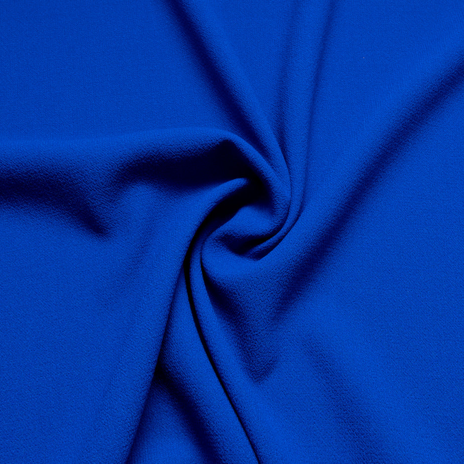 Royal Blue Double Wool Crêpe