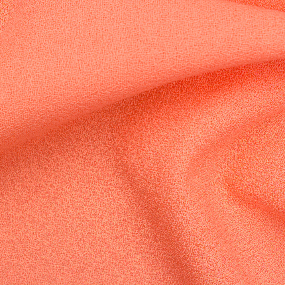 Peach Single Wool Crêpe (A 2m Piece)