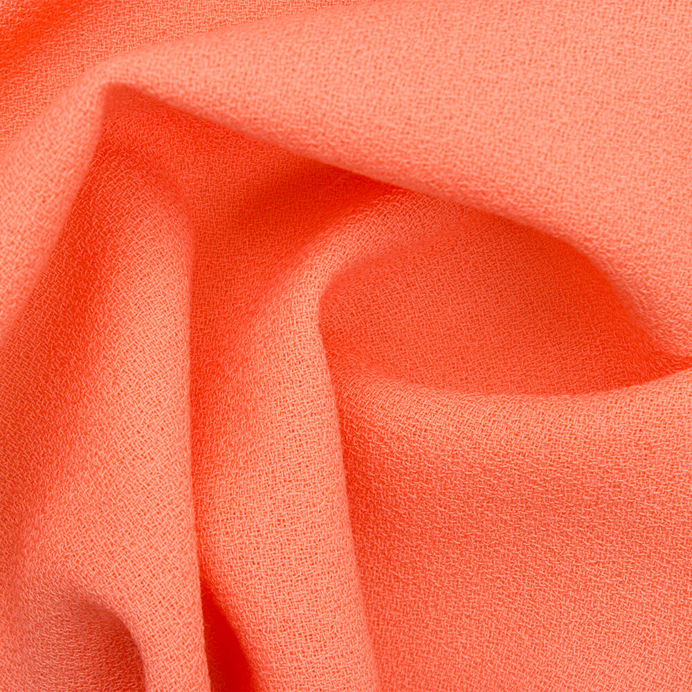 Peach Single Wool Crêpe (A 2m Piece)