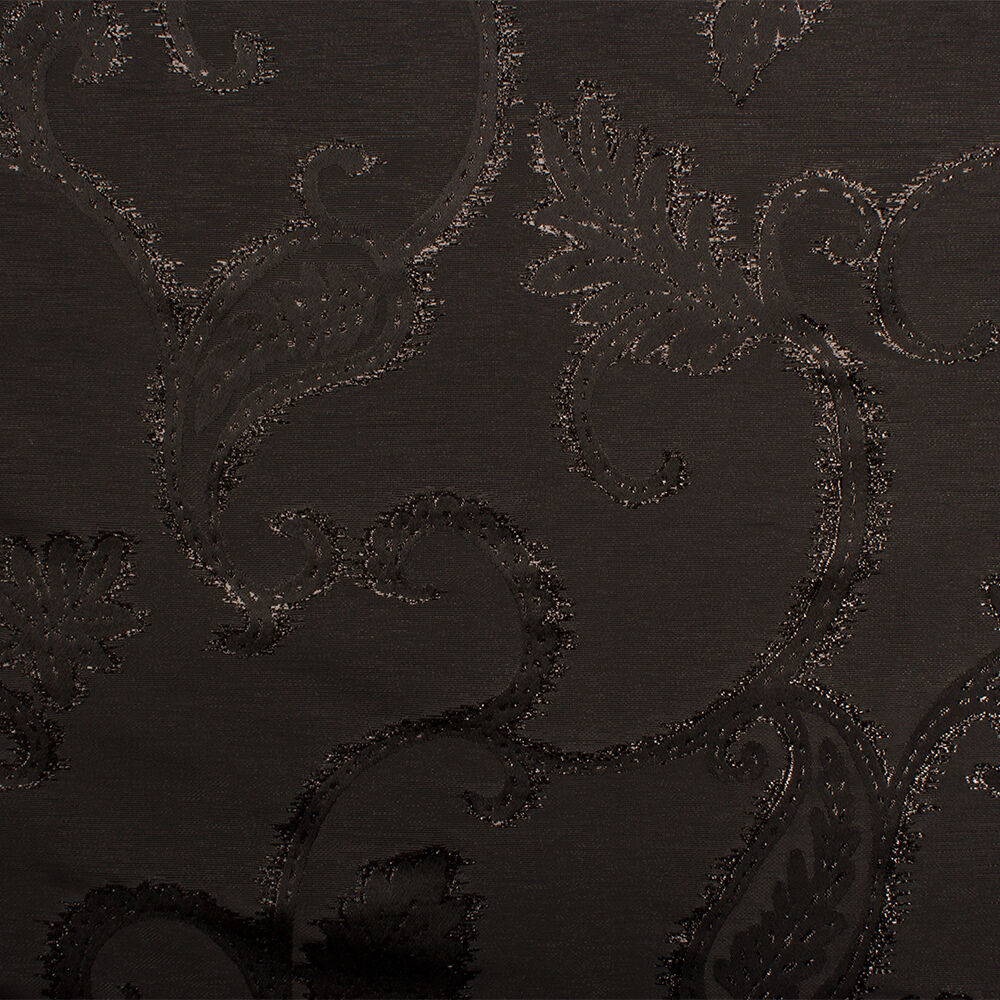 Black Chine Jacquard Taffeta