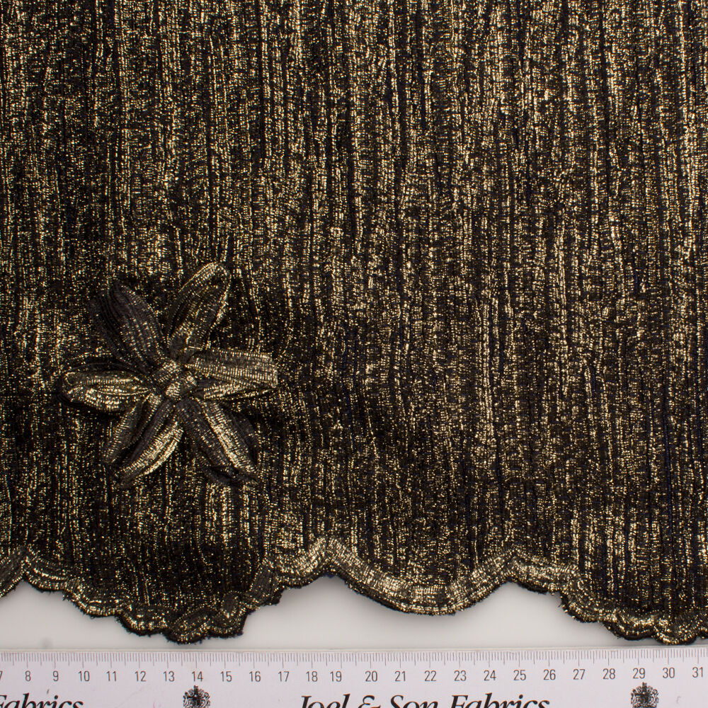 Gold Embroidered Bouclé