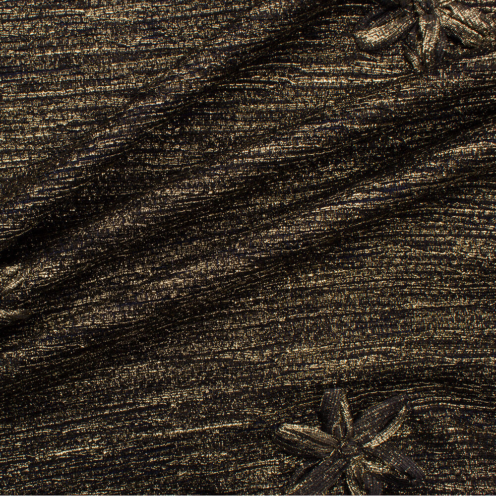 Gold Embroidered Bouclé