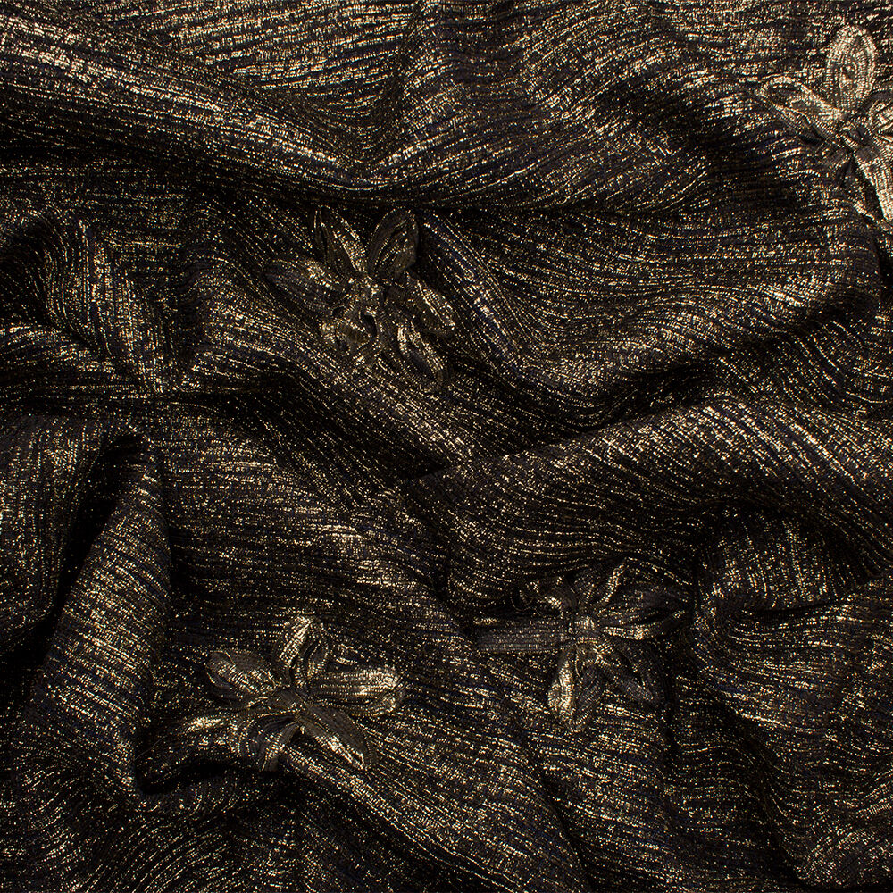 Gold Embroidered Bouclé