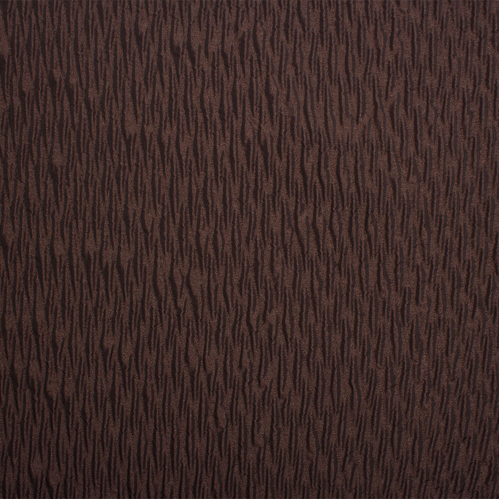 Brown Viscose/Wool Mix Cloqué