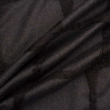 Grey/Black Wool & Mohair