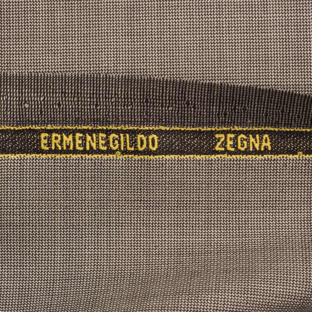 Taupe Superfine 'Trofeo' Wool/Silk Suiting (A 1.85m piece)