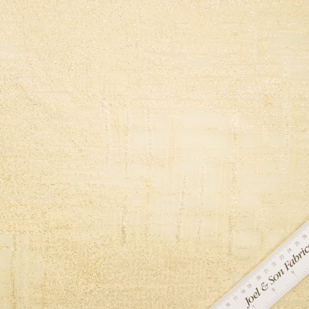 Yellow Metallic Silk Lamé Fil Coupé (A 2.80m Piece)
