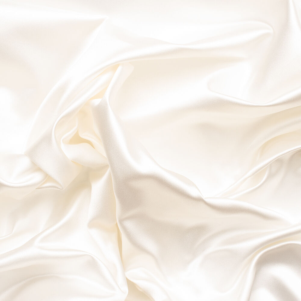 Off-White Silk Duchess Satin