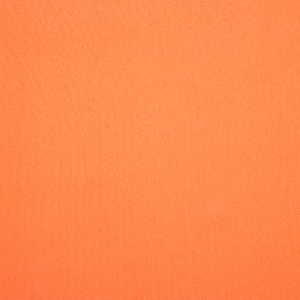 Bright Orange Silk Georgette