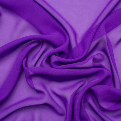 Purple Silk Georgette