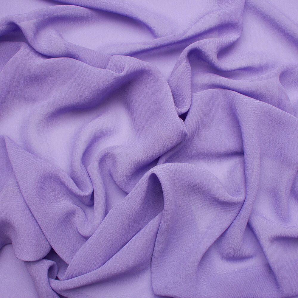 Lavender Silk Georgette