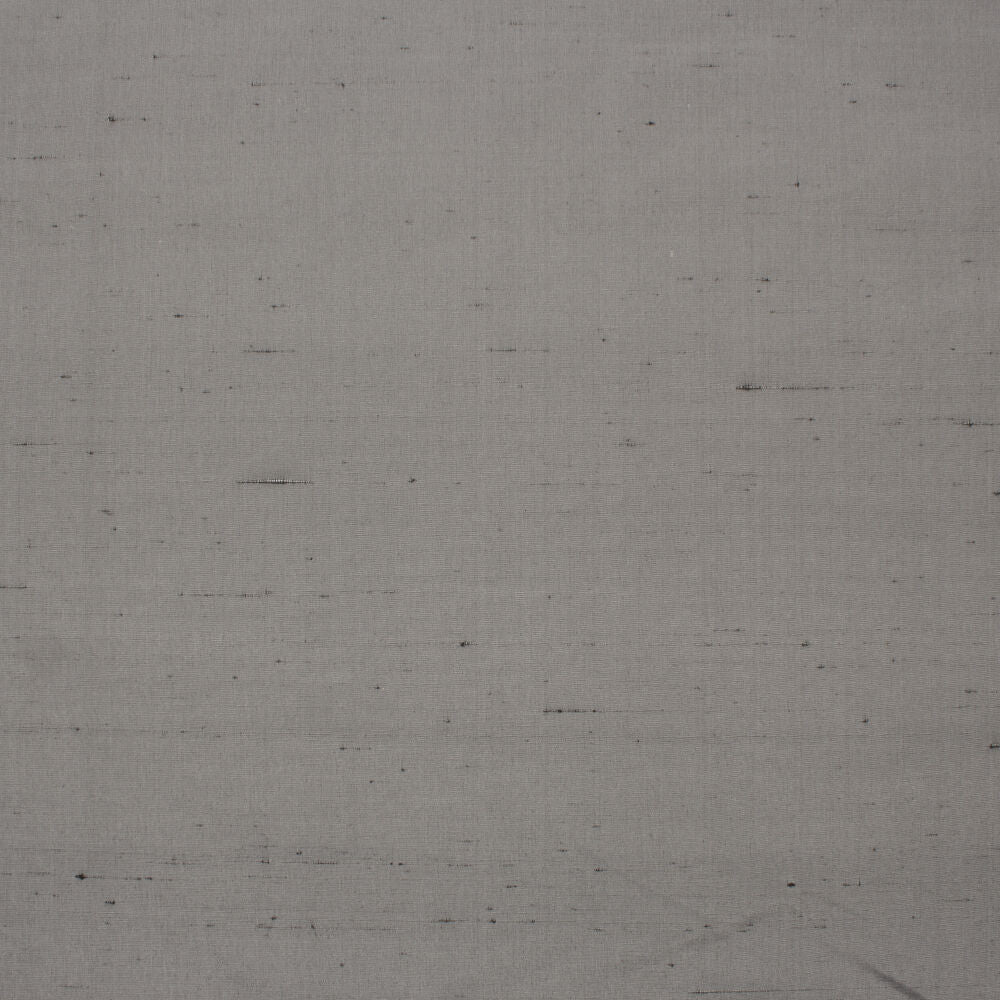 Silver Grey Silk Shantung