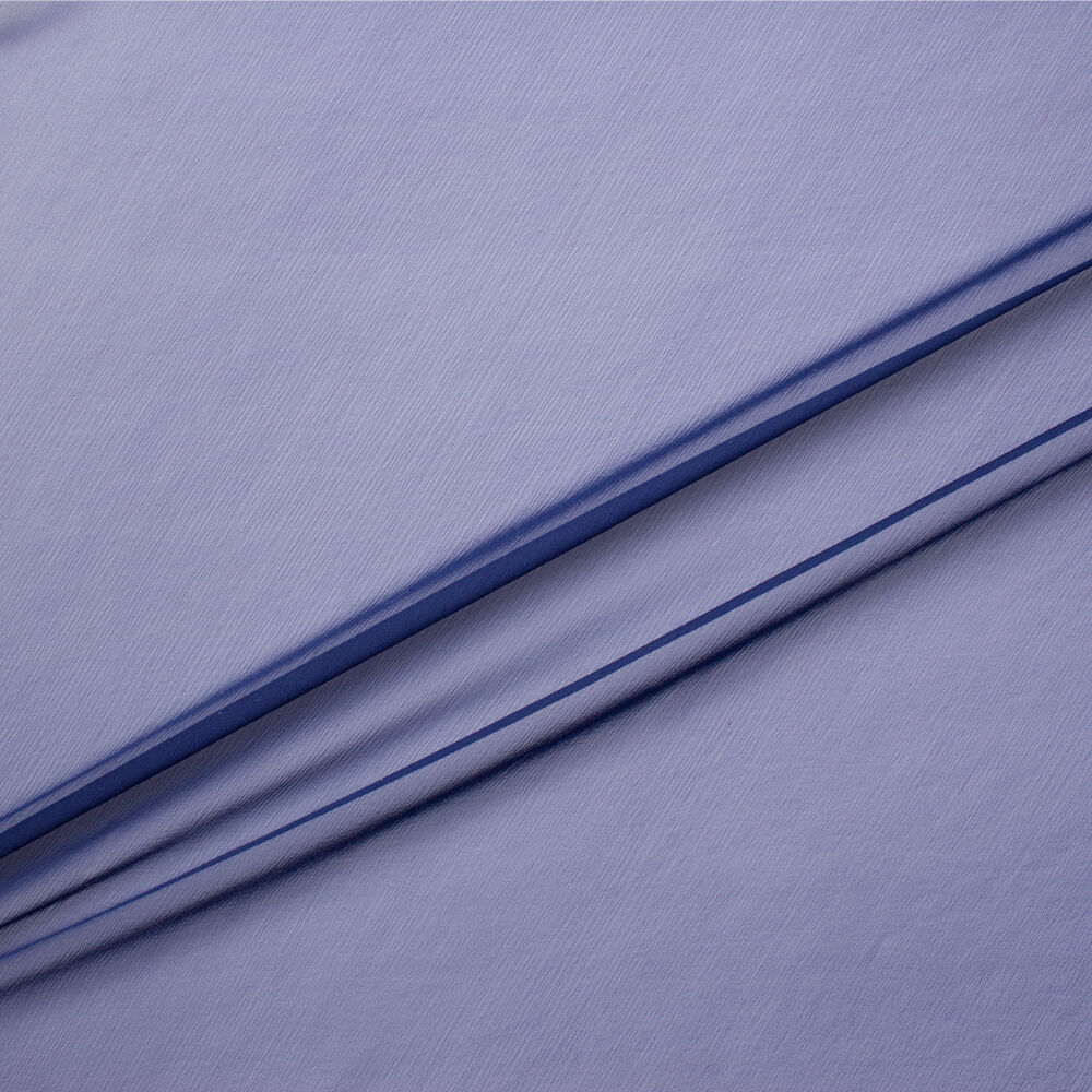 Navy Blue Silk Chiffon