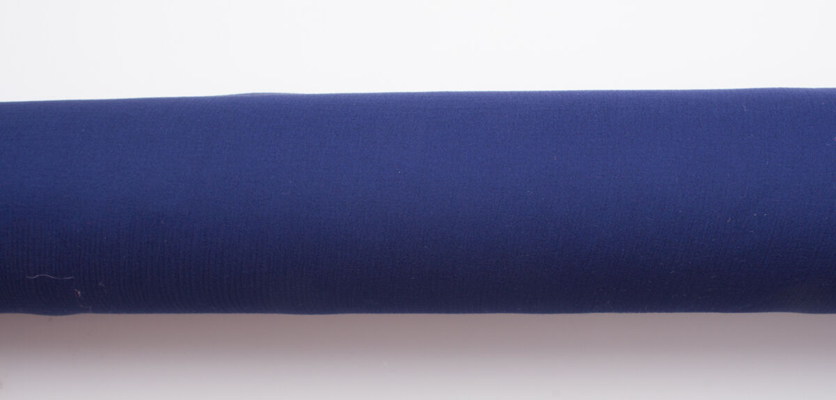 Navy Blue Silk Chiffon