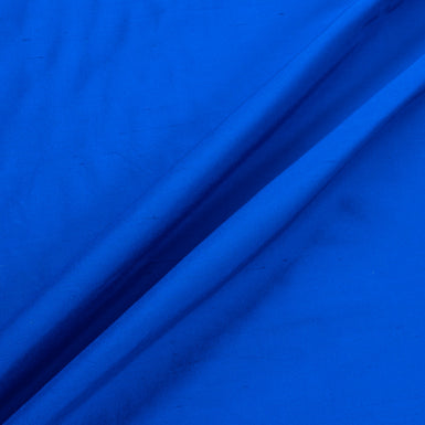 Bright Blue Powerloom Silk Dupion