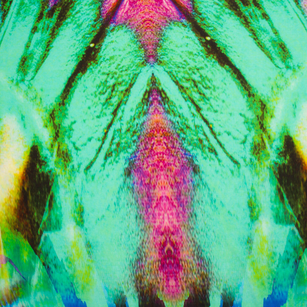 Blue/Multi-Coloured Printed Jersey