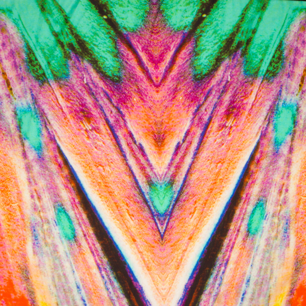 Blue/Multi-Coloured Printed Jersey