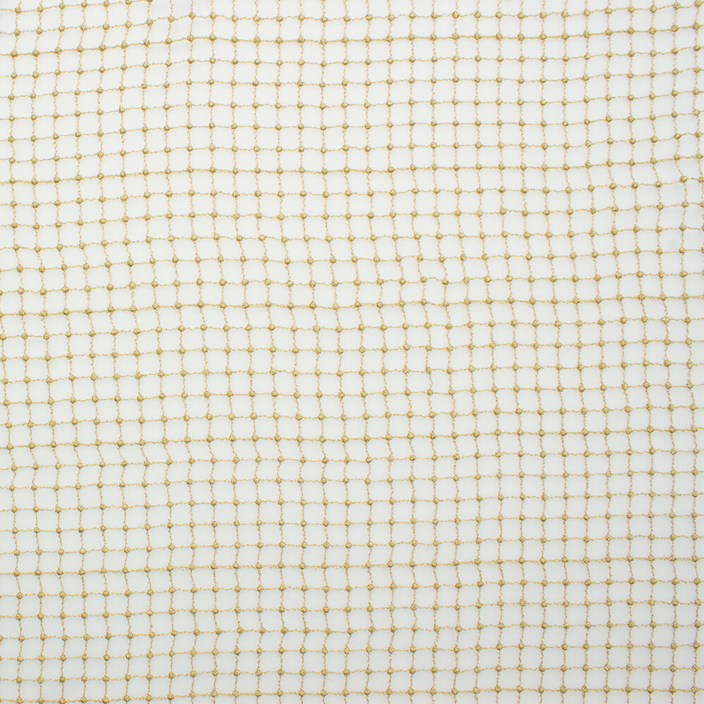 Gold 'Mesh' Guipure Lace