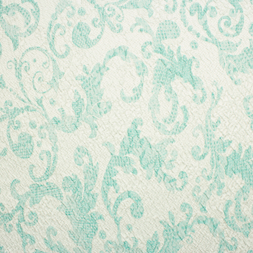 Soft Mint Metallic Silk Cloqué