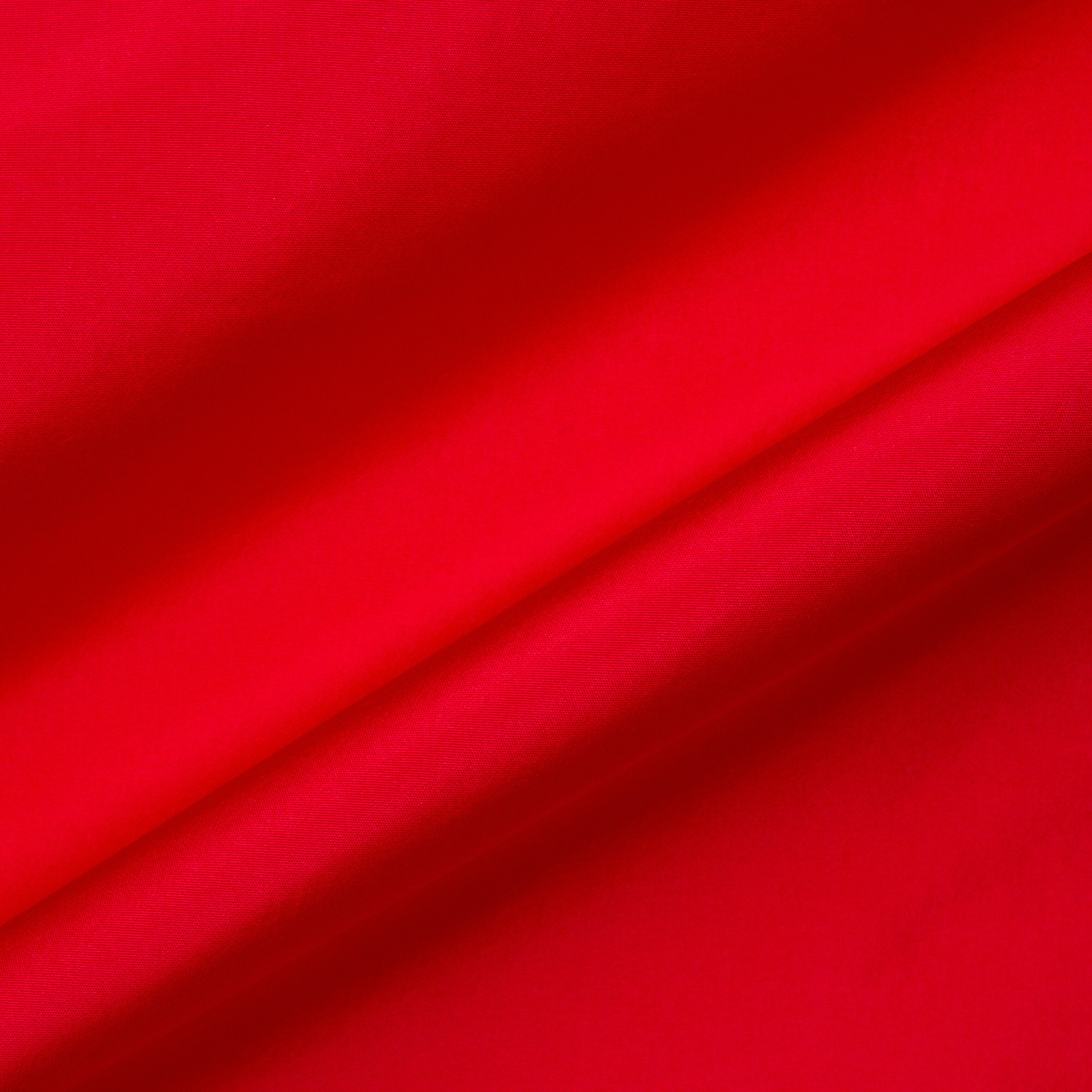 Ruby Red Silk Taffeta