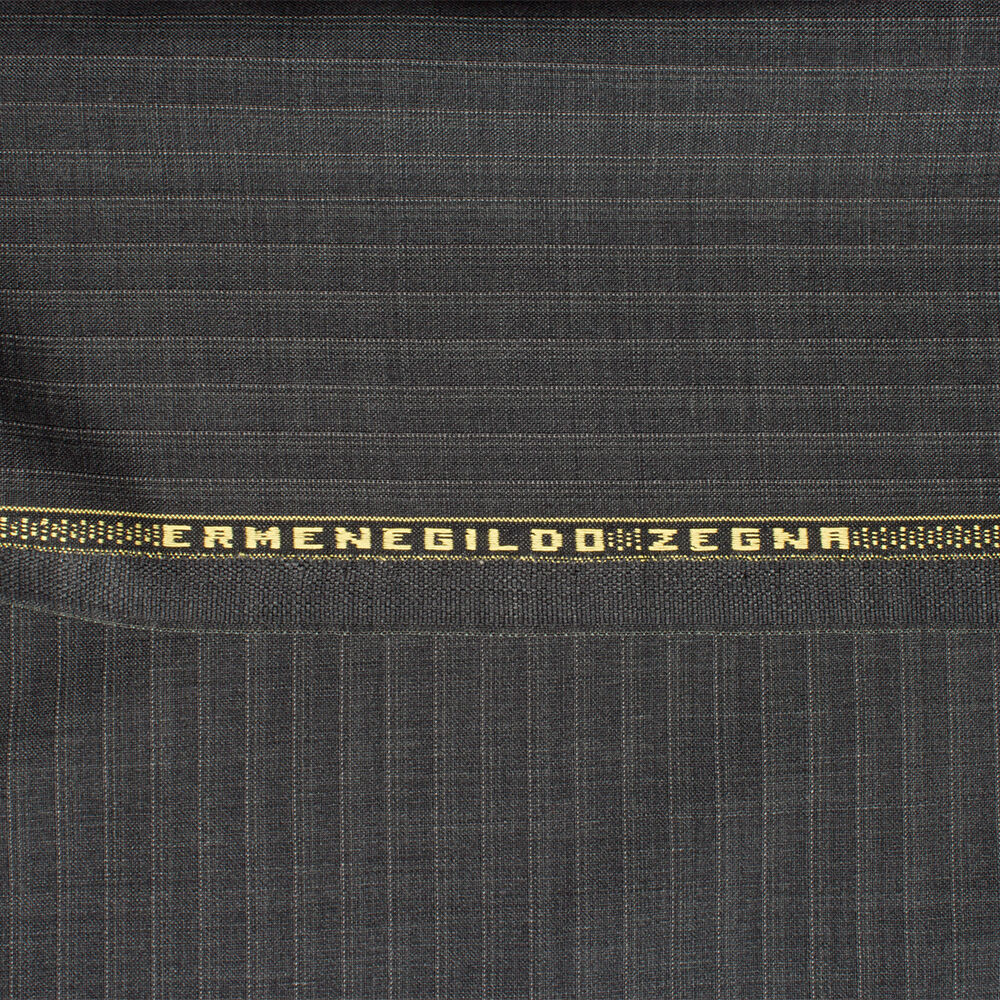 Grey 'Trofeo' Wool/Mohair Zegna Suiting