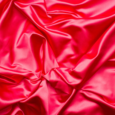 Peachy Pink Silk Duchess Satin Fabric main image 1