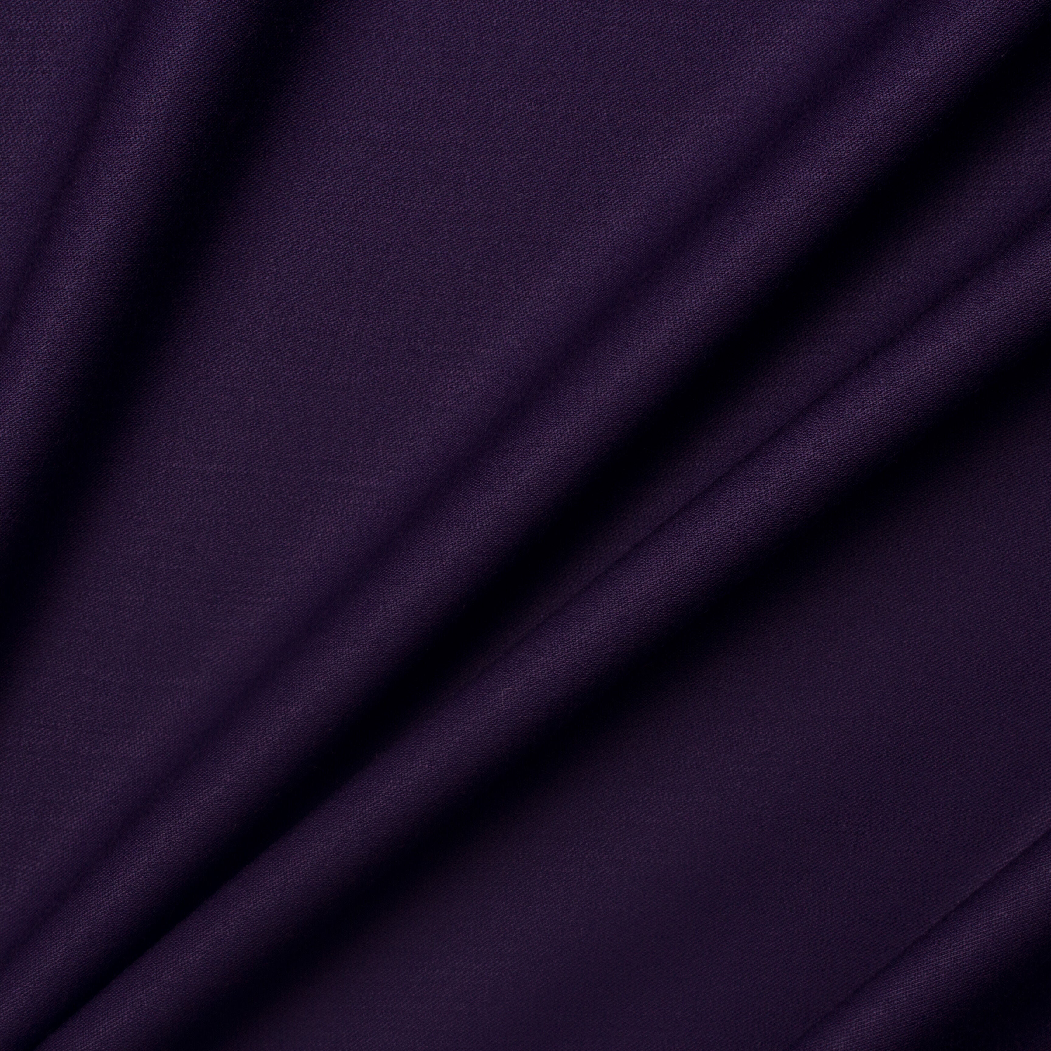 Deep String Cloth Deep Purple Stretch Wool | Luxurious Cloth