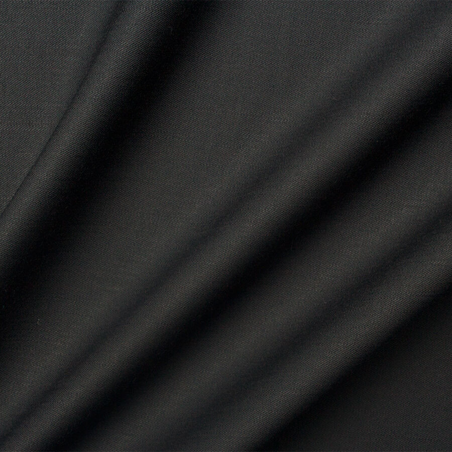 Dark Slate Grey Stretch Wool Gaberdine