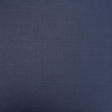 Navy Blue Stretch Wool Gaberdine