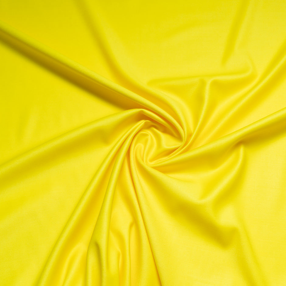 Buttercup Yellow Stretch Wool Gaberdine