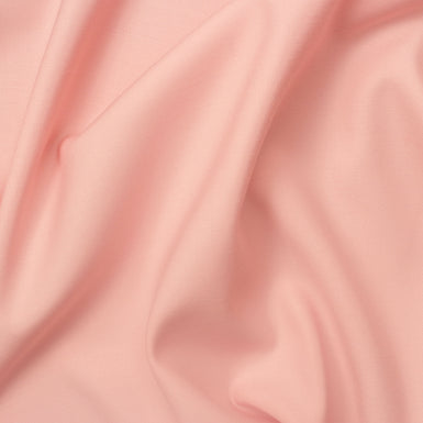 Soft Pink Stretch Wool Gaberdine