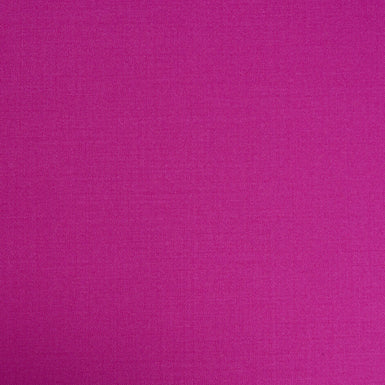 Fuchsia Pink Stretch Wool Gaberdine